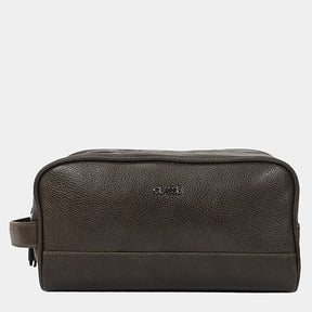 Necessaire de Couro Masculina Grande com 2 bolsos - Adventure