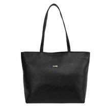 Bolsa Shopping Bag  Couro Bárbara - Preto