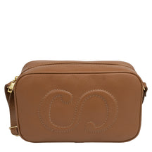 Bolsa de Couro Camera Bag Carol - Nocciola